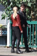 JENNIFER MORRISON on the Set of 