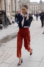 JESSICA ALBA Arrives at Dior Fashion Show in Paris 03/04/2016
