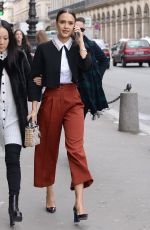 JESSICA ALBA Arrives at Dior Fashion Show in Paris 03/04/2016