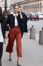 JESSICA ALBA Arrives at Dior Fashion Show in Paris 03/04/2016