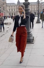 JESSICA ALBA Arrives at Dior Fashion Show in Paris 03/04/2016