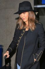 JESSICA ALBA Arrives at LAX Airport in Los Angeles 03/10/2016