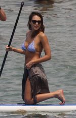 JESSICA ALBA in Bikini on the Beach in Hawaii 03/22/2016