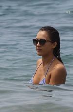JESSICA ALBA in Bikini on the Beach in Hawaii 03/22/2016