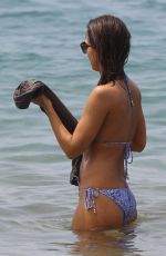 JESSICA ALBA in Bikini on the Beach in Hawaii 03/22/2016