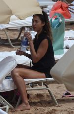 JESSICA ALBA on the Beach in Hawaii 03/23/2016