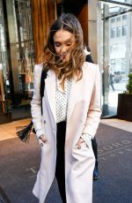 JESSICA ALBA Out and About in New York 03/29/2016