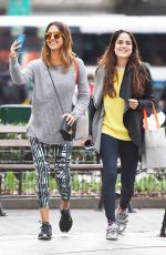 JESSICA ALBA Out and About in New York 03/29/2016