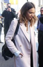 JESSICA ALBA Out and About in New York 03/29/2016