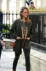 JESSICA ALBA Out and About in Paris 03/03/2016