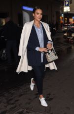 JESSICA ALBA Out and About in Paris 03/04/2016