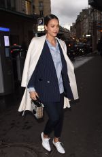 JESSICA ALBA Out and About in Paris 03/04/2016