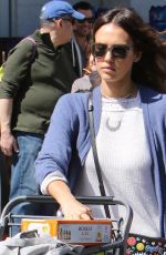 JESSICA ALBA Shopping at Bristol Farms in Beverly Hills 03/06/2016