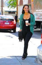 JESSICA LOWNDES Out for Coffee in Studio City 03/29/2016