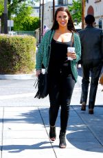 JESSICA LOWNDES Out for Coffee in Studio City 03/29/2016