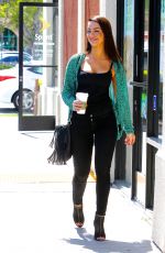 JESSICA LOWNDES Out for Coffee in Studio City 03/29/2016