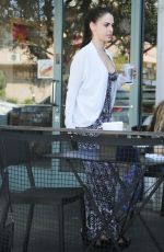 JESSICA LOWNDES Out for Lunch in West Hollywood 03/15/2016