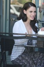 JESSICA LOWNDES Out for Lunch in West Hollywood 03/15/2016