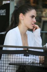 JESSICA LOWNDES Out for Lunch in West Hollywood 03/15/2016