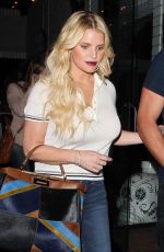 JESSICA SIMPSON at Mercado Restaurant in West Hollywood 03/15/2016