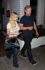 JESSICA SIMPSON at Mercado Restaurant in West Hollywood 03/15/2016