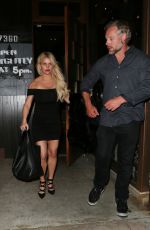JESSICA SIMPSON Leaves a Restaurant in Los Angeles 03/12/2016