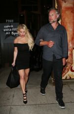 JESSICA SIMPSON Leaves a Restaurant in Los Angeles 03/12/2016