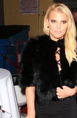 JESSICA SIMPSON Leaves Tom Everhart Raw Exhibition at Mouche Gallery 02/27/2016