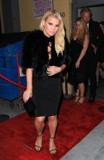 JESSICA SIMPSON Leaves Tom Everhart Raw Exhibition at Mouche Gallery 02/27/2016