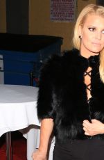 JESSICA SIMPSON Leaves Tom Everhart Raw Exhibition at Mouche Gallery 02/27/2016
