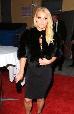 JESSICA SIMPSON Leaves Tom Everhart Raw Exhibition at Mouche Gallery 02/27/2016