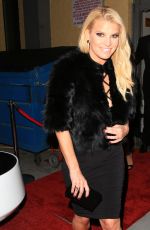 JESSICA SIMPSON Leaves Tom Everhart Raw Exhibition at Mouche Gallery 02/27/2016