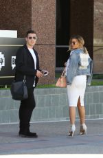 JESSICA WRIGHT Leavees E! Studios in Los Angeles 03/23/2016