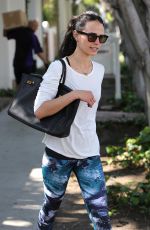 JORDANA BREWSTER Out and About in West Hollywood 02/29/2016