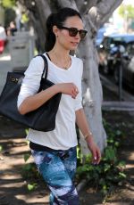 JORDANA BREWSTER Out and About in West Hollywood 02/29/2016