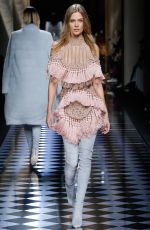 JOSEPHINE SKRIVER at Balmain Fashion Show at Paris Fashion Week 03/03/2016