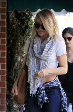 JULIANNE HOUGH at a Nail Salon in Beverly Hills 03/08/2016