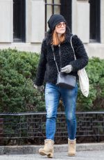 JULIANNE MOORE in Jeans Out and About in New York 03/06/2016