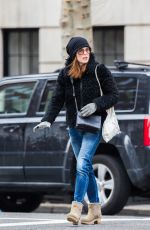 JULIANNE MOORE in Jeans Out and About in New York 03/06/2016