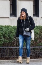JULIANNE MOORE in Jeans Out and About in New York 03/06/2016