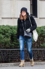 JULIANNE MOORE in Jeans Out and About in New York 03/06/2016