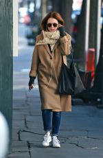 JULIANNE MOORE Out in East Village in New York 03/01/2016