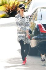 JULIETTE LEWIS Walks Her Dog Out in Los Angeles 03/12/2016