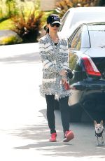 JULIETTE LEWIS Walks Her Dog Out in Los Angeles 03/12/2016