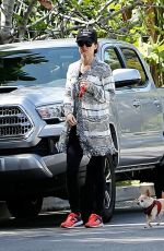 JULIETTE LEWIS Walks Her Dog Out in Los Angeles 03/12/2016