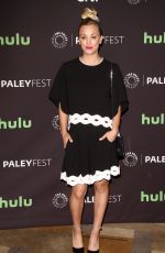 KALEY CUOCO at 33rd Annual Paleyfest Los Angeles "The Big Bang Theory" in Hollywood 03/16/2016