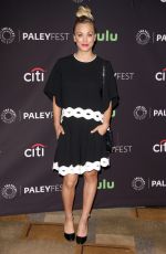 KALEY CUOCO at 33rd Annual Paleyfest Los Angeles "The Big Bang Theory" in Hollywood 03/16/2016