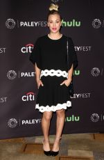 KALEY CUOCO at 33rd Annual Paleyfest Los Angeles "The Big Bang Theory" in Hollywood 03/16/2016