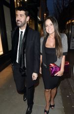 KAREN DANCZUK at Elgato Negro Tapas Restaurant in Manchester 02/29/2016