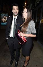 KAREN DANCZUK at Elgato Negro Tapas Restaurant in Manchester 02/29/2016